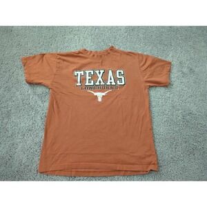 Texas Longhorns T Shirt Mens Medium Short Sleeve NCAA P2‎ Orange